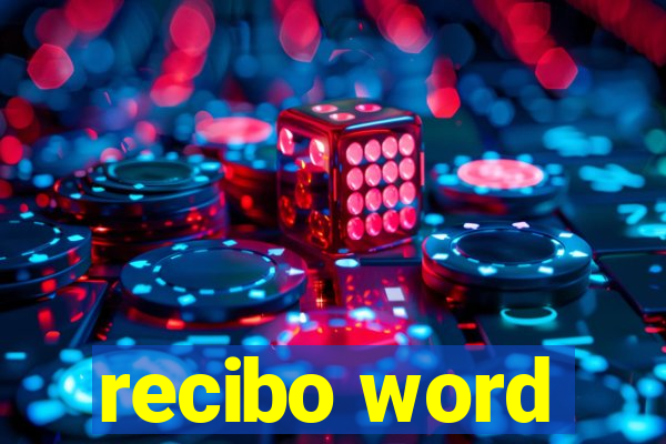 recibo word